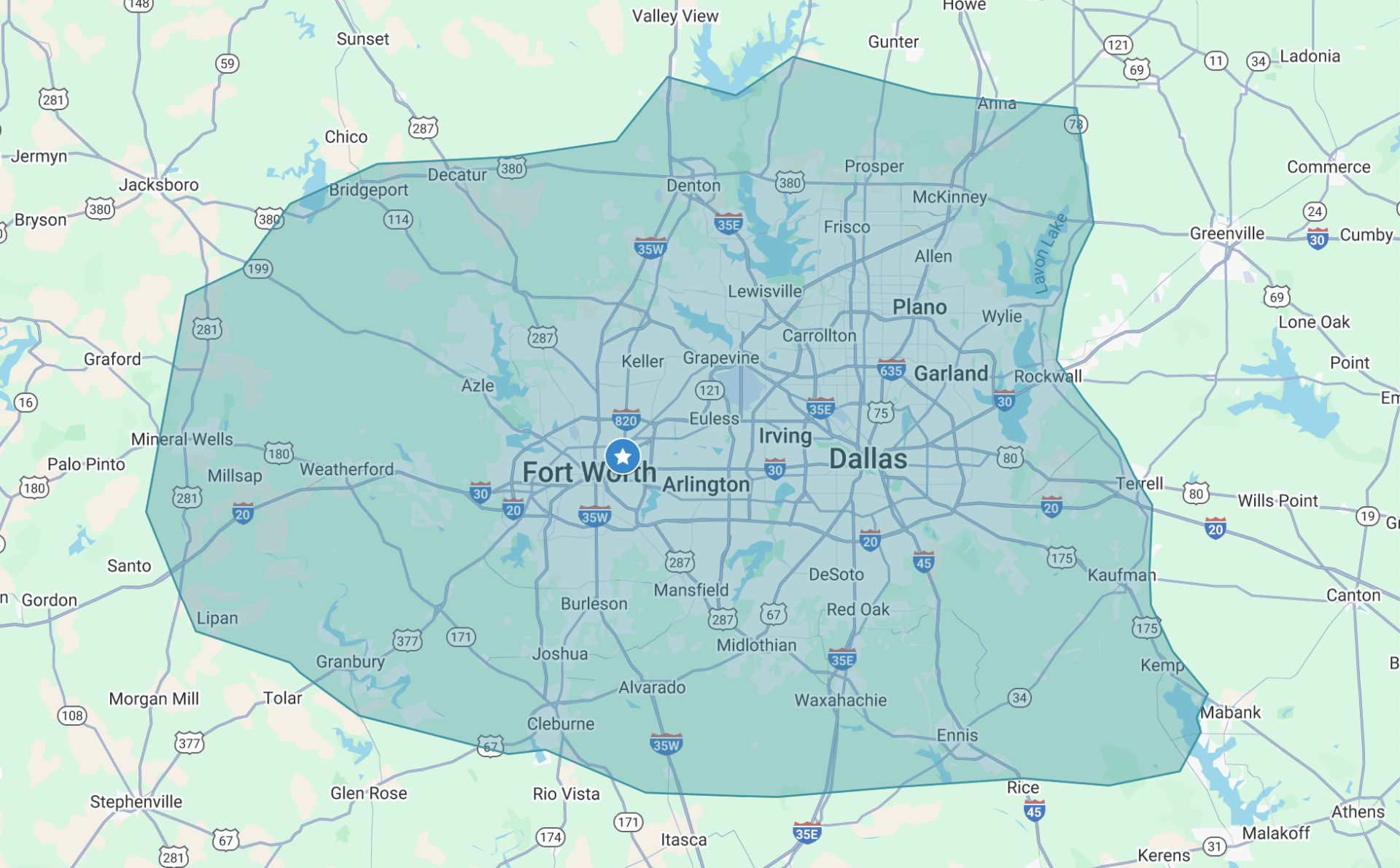 Simple Services Service Area